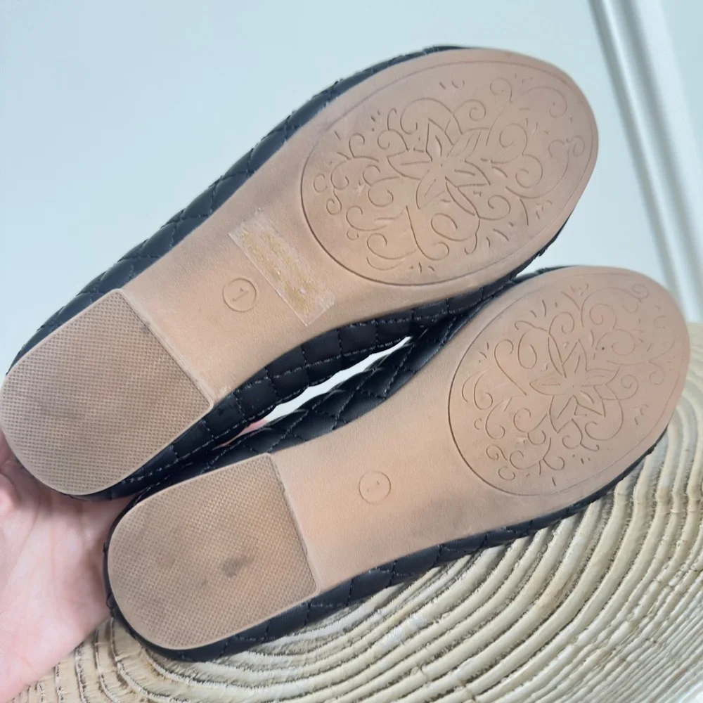 Dream Pairs Girl's Dress Shoes Black Ballet Flats Size 1